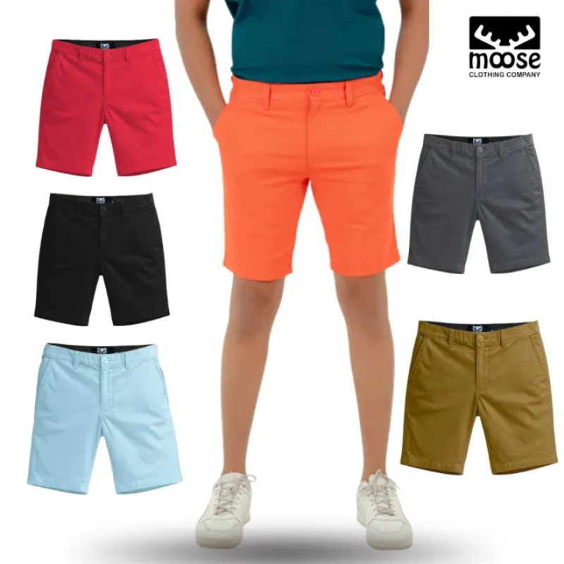 Moose Men’s Slim Fit Chino Shorts