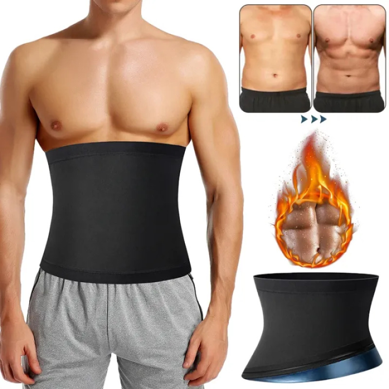 Mens Sweat Abdomen Reducer Belt